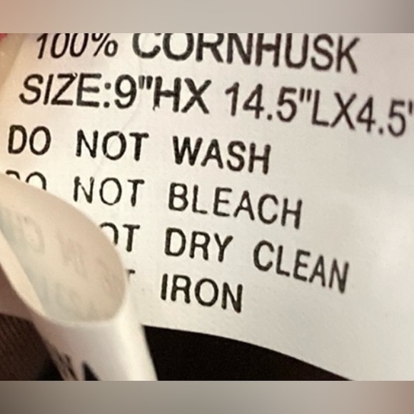 NWT Capelli Straworld Brown Cornhusk Dragonfly Embellished Handbag - Picture 9 of 9